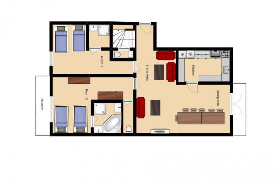 Chalet Tetra Les Arcs Floor Plan 2